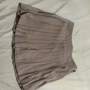 Grey mini skirt size small with shorts underneath from SHEIN